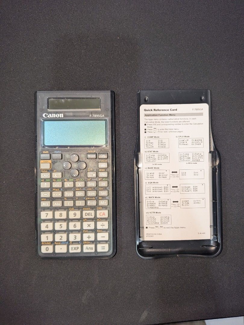 Canon F-789SGA (Category: Office & Business Technology) located in Manila. Submitted by qoiri (Listing ID 1468227798, Image 1). Description: Canon F-789SGA Used twice (during midterms & finals) Transparent casing With box RFS: Declutter.