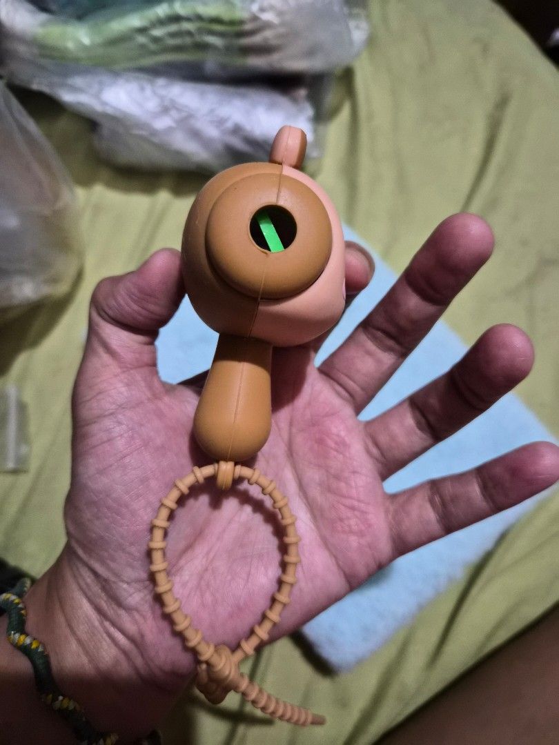 Capybara squeaky toy hammer with sound (Category: Kids Toys) located in Mandaue City. Submitted by chuchi152615 (Listing ID 1468138393, Image 3). Description: - with sounds Adorable brown bear character squeaky toy hammer (approx. 5 inches long) - Made of soft, high-quality silicone with cute pink cheeks and smiling eyes - Features a built-in beaded strap for convenient hanging or carrying - Produces a fun squeaking sound when pressed - Great as 