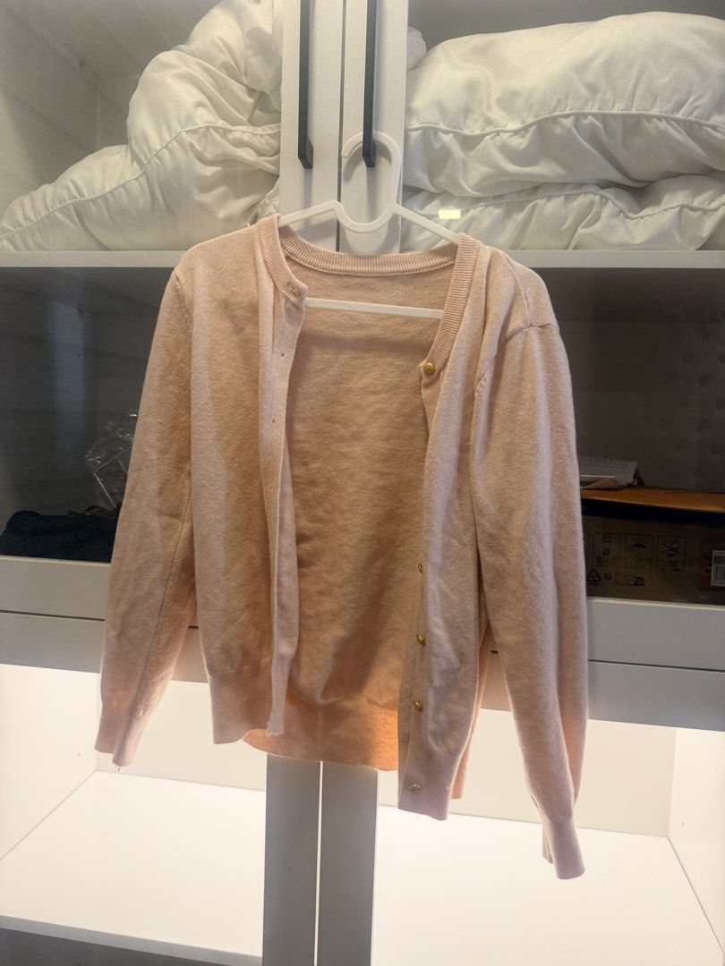 Cardigan pink (Category: Coats, Jackets and Outerwear) located in Quezon City. Submitted by destashingmycloset (Listing ID 1468114914, Image 1). Description: .