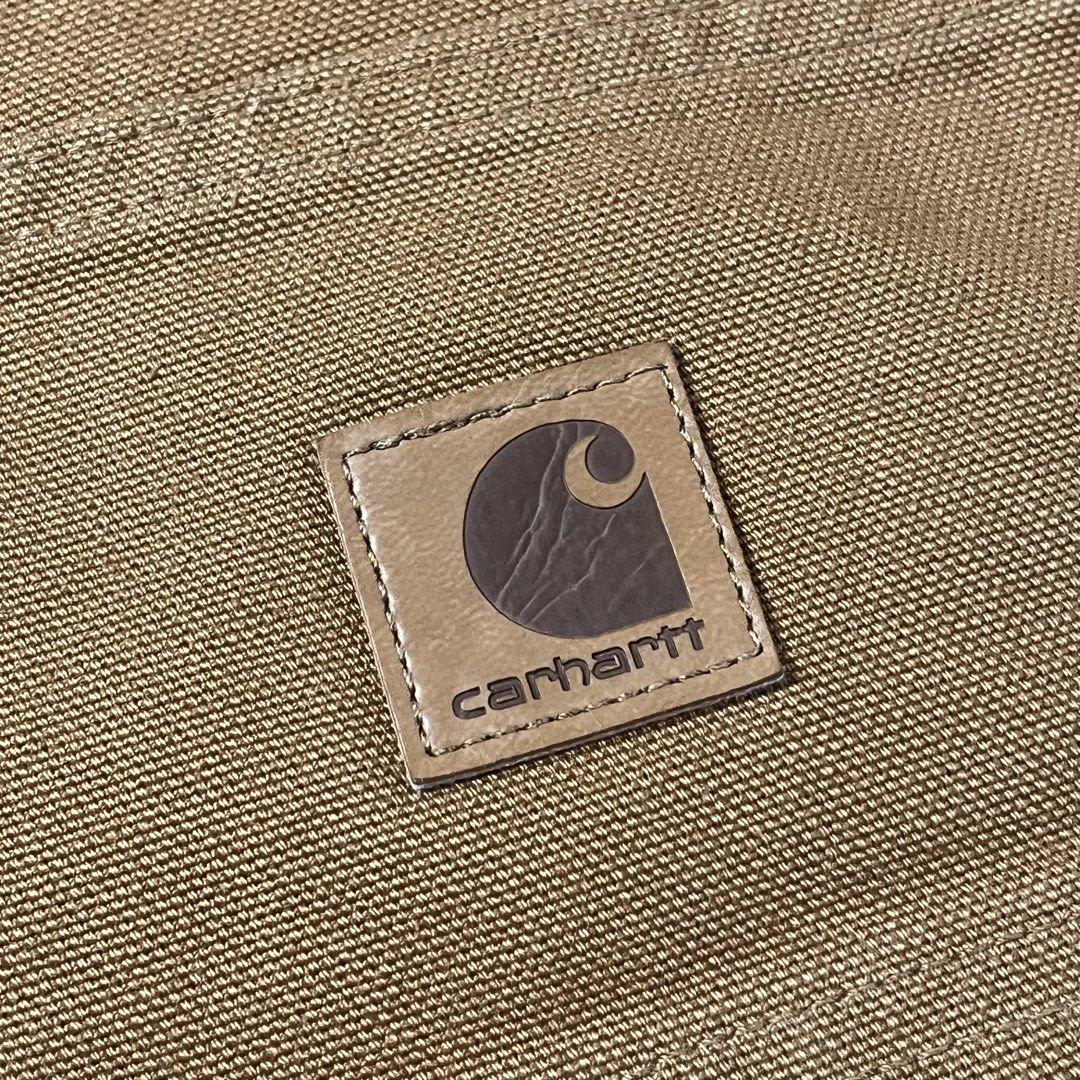 Carhartt carpenter leather patch logo (Category: Shorts) located in Manila. Submitted by royaldripmanila (Listing ID 1468241146, Image 3). Description: W36 L26.5.