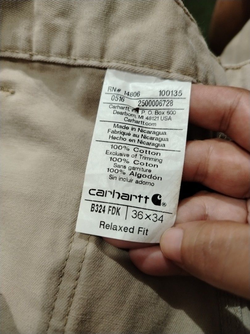 CARHARTT RELAXED FIT PANTS (Category: Jeans) located in Butuan. Submitted by lovzthriftshop. (Listing ID 1468163905, Image 3). Description: ‼️ CARHARTT PANTS‼️ SIze : 36 x 34 Length : 45" Leg opening : 9.5" inches 📩📩📩.