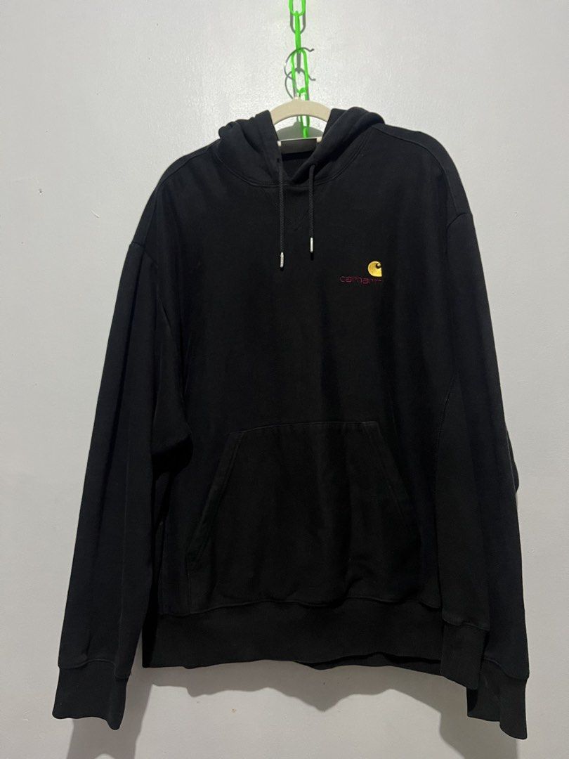 Carhartt WIP hoodie (Category: Activewear) located in Cebu City. Submitted by thrift.sht (Listing ID 1468064440, Image 1). Description: Carhartt WIP hoodie 22 x 27 Size large on tag Excellent condition No issue.