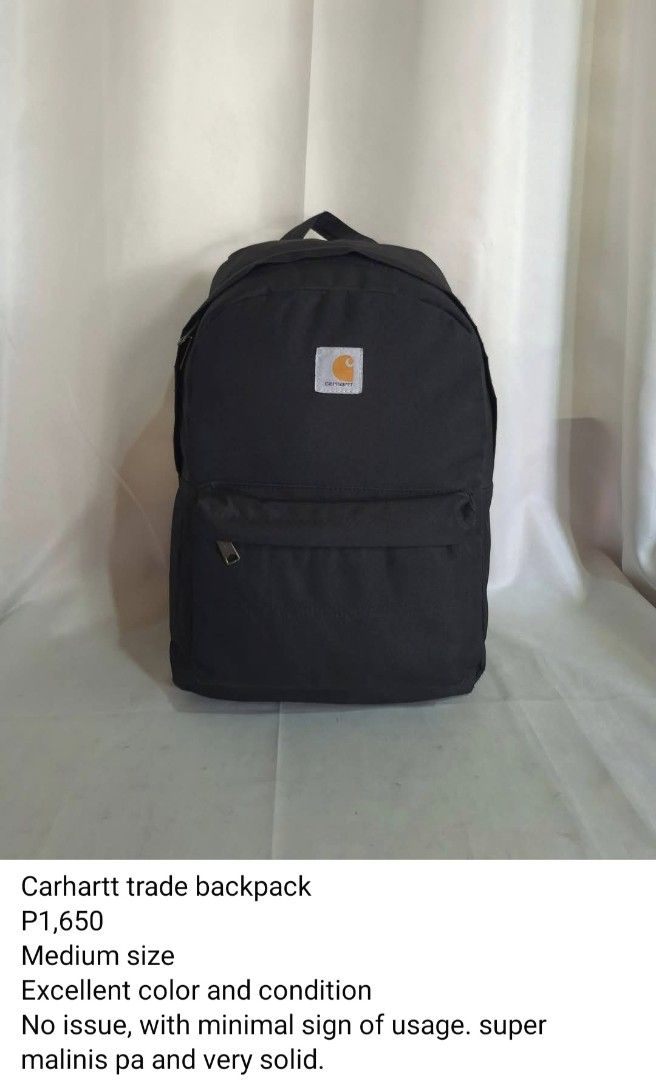 Carhartttt Bp..123 (Category: Backpacks) located in Davao. Submitted by bae214214 (Listing ID 1468279151, Image 2). Description: pm me for more details.