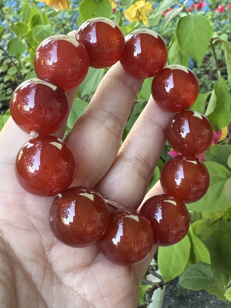 CARNELIAN 2 🍋 M8_CN002 (Category: Precious Stones) located in Bulacan. Submitted by selling_low_by_bella_ben (Listing ID 1468171609, Image 2). Description: CARNELIAN 2 🍋 M8_CN002 🏷️ 1100 each (2pcs avail) 20 mm bead size 16 cm wrist.