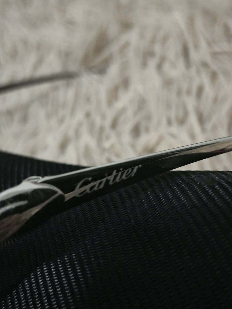 Cartier Sunglasses (Category: Sunglasses & Eyewear) located in Manila. Submitted by shellys_collection (Listing ID 1468068597, Image 3). Description: ✨ Classy look, effortless style! 🖤 Upgrade your everyday fit with these sleek Pre-loved Cartier sunglasses. 😎 Timeless design, premium details, and a touch of luxury in every look. ✨ ✓ Authentic Cartier Sunglasses ✓ Personal Item: Quality Guaranteed ✓ No Noteworthy Issue - Iconic panther design on