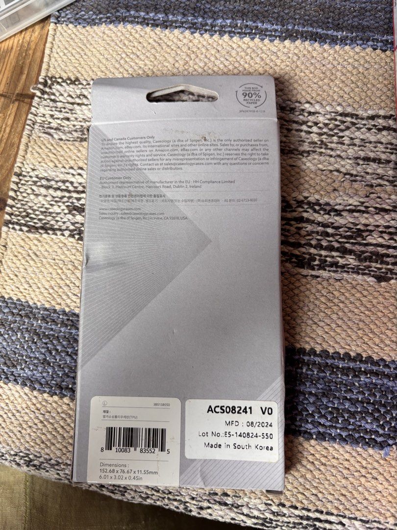 Caseology Athlex Mag case for iPhone 16 (Category: Cases & Sleeves) located in Quezon City. Submitted by closettreasure123 (Listing ID 1468122476, Image 2). Description: • Brand: Caseology by Spigen • Model Name: Athlex Mag • Compatible Device: Apple iPhone 16 (6.1-inch display) • Color: Active Black • MPN: ACS08241 • Key Features: Built-in MagSafe compatible magnetic ring, textured sandstone grip, dual-layer military-grade drop protection..