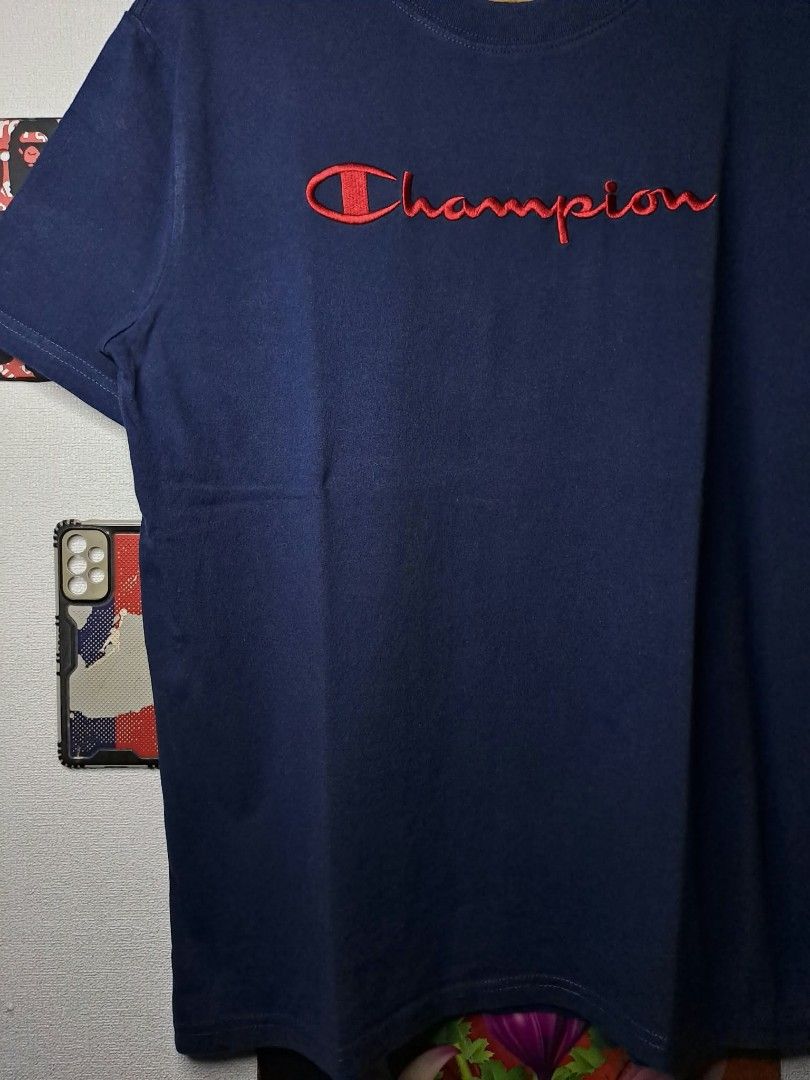 Champion (Category: Tshirts & Polo Shirts ) located in Quezon City. Submitted by yaseen73 (Listing ID 1468241186, Image 3). Description: Large Width '20 Length '28 Color Rate 9.9/10 Flawless / No Issue Good As New 650.00 Shipped MOP : G C A S H B A N K T R A N S F E R Seller's Location : 📍K1, Brgy. Pansol, Q.C.