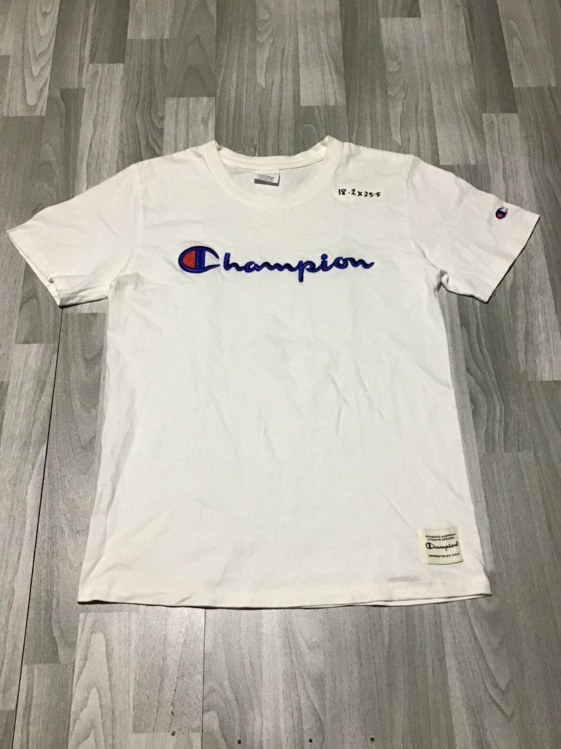 Champion embroid logo (Category: Tshirts & Polo Shirts ) located in Davao. Submitted by ljay.thriftedfinds (Listing ID 1468244040, Image 1). Description: .