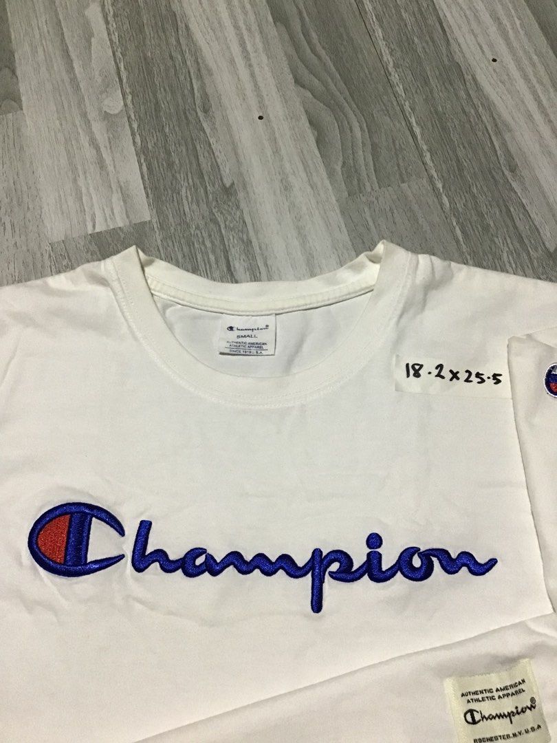 Champion embroid logo (Category: Tshirts & Polo Shirts ) located in Davao. Submitted by ljay.thriftedfinds (Listing ID 1468244040, Image 3). Description: .