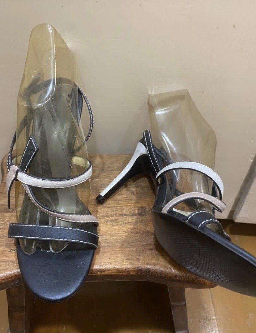 Charles & Keith Strappy Tri-color Open Toe Heels (Category: Heels) located in Muntinlupa City. Submitted by hollieberrygirl (Listing ID 1468119997, Image 2). Description: Charles & Keith Open Toe Strappy Tricolour Heels Size 38 4” heels Seller is not responsible for anything that happens to the item after purchase. ₱685 SF c/o buyer.
