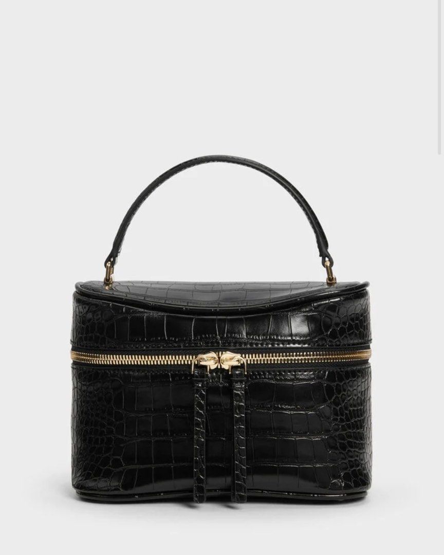 Charles and Keith Pansy Croc Effect Vanity Bag (Category: Shoulder Bags) located in Taguig. Submitted by poshcity (Listing ID 1468158855, Image 3). Description: ✨PLEASE MAKE READING A HABIT✨ INCLUSIONS: ✨: With Tag ✨: What you see is what you get ✨: Manage your expectations. Items are all MPO/Mall Pull Out — ✔️: Sure buyers only should fill up the form, No form No item. ✔️: Payment first policy. No COD & COP. .