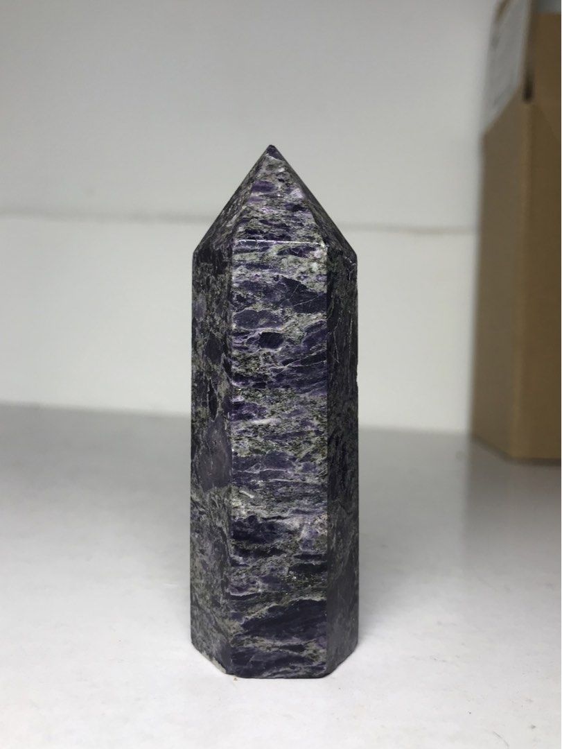 Charoite Tower (Category: Precious Stones) located in Marikina City. Submitted by _project.quartz (Listing ID 1468173252, Image 3). Description: RFS: reducing my curated collection, pieces are recently acquired Location: Marikina Can ship via j&t or lalamove.