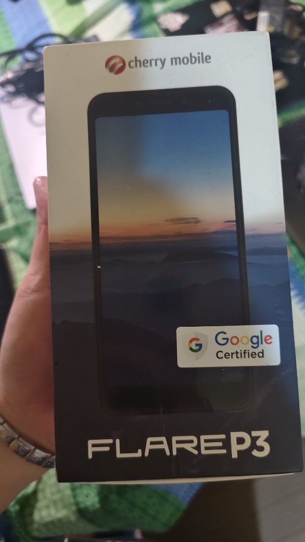 Cherry Mobile Flare P3 (Category: Android Others) located in San Jose del Monte. Submitted by nclplcnt (Listing ID 1468067699, Image 2). Description: -Android 8.1 Oreo -8gb rom // 1gb ram -Front Camera: 5mp // Back Camera 13mp -2400 mAh battery -dual sim (nano).