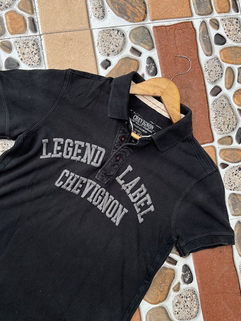 chevignon y2k polo shirt (Category: Tshirts & Polo Shirts ) located in Polangui. Submitted by thruftgineer (Listing ID 1468156288, Image 2). Description: -acid wash -embroidered .