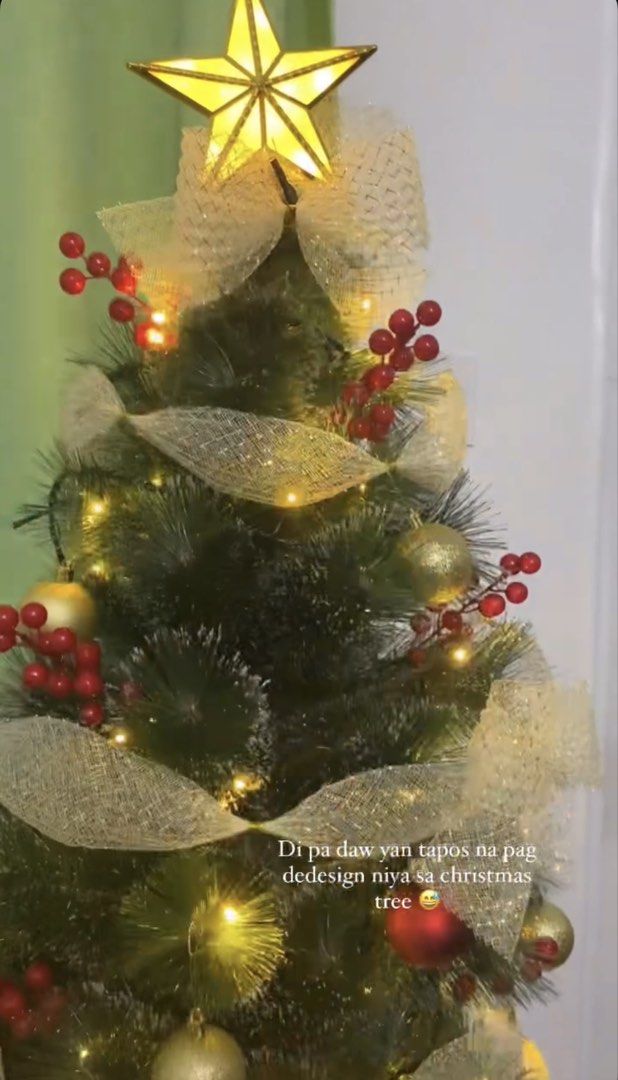 Christmas Tree (Category: Other Home Decor) located in Quezon City. Submitted by lhemdawn07 (Listing ID 1468135855, Image 3). Description: ▫️Used once only ▫️Height: 5 ft tall ▫️Still in a very good condition Rfs: di kasya sa nilapatan na namin need to let go :)).