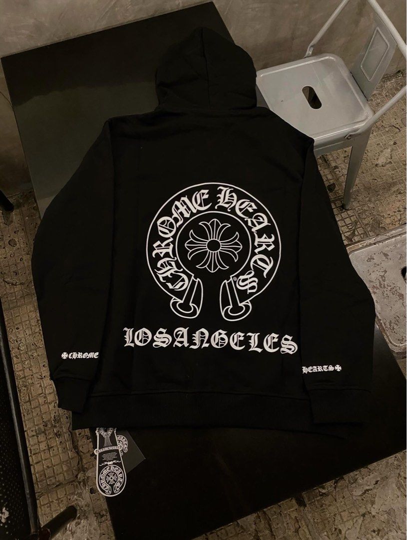 Chrome Hearts LA Exclusive (Category: Hoodies) located in Manila. Submitted by distinct_mnl (Listing ID 1468083039, Image 1). Description: S - 21x28 M - 22x29 L - 23x30 XL - 24x31.