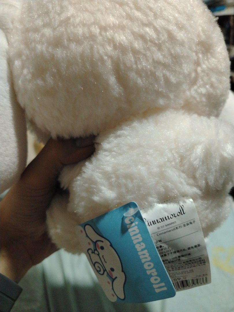 Cinnamoroll Bunny with lemon (Category: Plushies & Soft Toys) located in Manila. Submitted by joycechua439850 (Listing ID 1468099894, Image 2). Description: -Miniso Version of Sanrio plushies -Light yellow bunny suit with lemon .