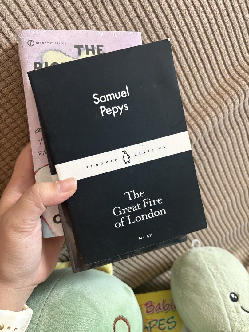 Classic Novels Bundle: Oscar Wilde, Samuel Pepys, Anton Chekhov (Category: Storybooks) located in Manila. Submitted by xtinecalanoy (Listing ID 1468093211, Image 2). Description: - Bundle of 3 classic literature books (mmpb) - Titles included: The Picture of Dorian Gray (Oscar Wilde), The Great Fire of London (Samuel Pepys), and A Nervous Breakdown (Anton Chekhov) - Condition: Two books are wrapped in plastic; pages have slightly yellowed edges d