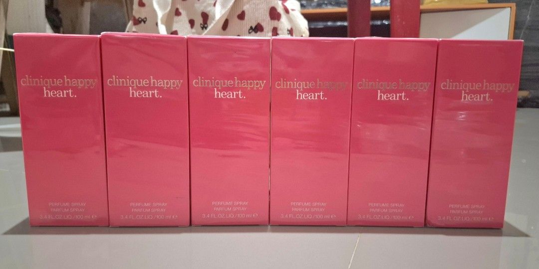 Clinique heart (Category: Fragrance & Deodorants) located in Makati City. Submitted by liz_man (Listing ID 1468060460, Image 1). Description: brand new sealed with batch code for authenticity also, available happy women and men.