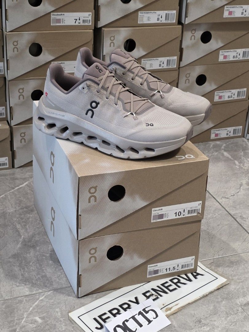 Cloudtilt Cinder Ash (Category: Sneakers) located in Manila. Submitted by bron.jenerva (Listing ID 1468093195, Image 1). Description: Cloudtilt Cinder Ash Brand new ~ On hand Men's 10 & 11.5 👉P12990 Cash-on-Pickup✅️ Videocall✅️ ❗️Cash-on-pickup via LBC is ok 🤝DM to discuss options 💰MoP: BDO BPi 🛵Manila pickup or via Grab/lalamove 🚚We ship daily via LBC ⚠️Price may change without prior notice #cloudtilt #cinderash.