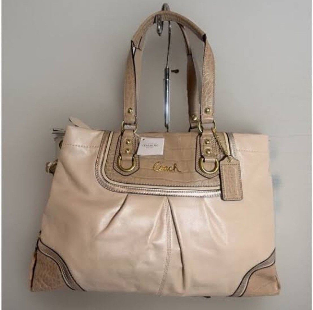 Coach Ashley Exotic Leather (Category: Tote Bags) located in Subic. Submitted by AnythingBrandedby_May (Listing ID 1468249919, Image 1). Description: Coach Ashley W/ Exotic Leather.