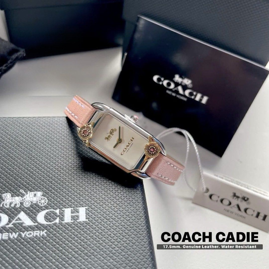 Coach cadie watch 🇺🇸 (Category: Women's Watches) located in Manila. Submitted by ishfindsph (Listing ID 1468078021, Image 1). Description: Authentic Coach Cadie On sale 🇺🇸 💯 Authentic Money Back Guarantee 17.5 MM . Genuine Leather . Water Resistant Onhand ready to ship.