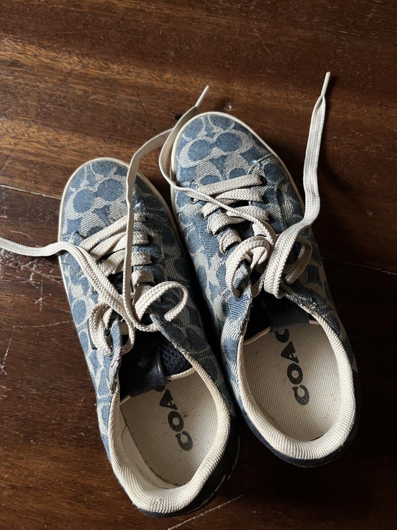 Coach denim sneakers (Category: Sneakers) located in Pasig City. Submitted by baekonnn (Listing ID 1468157838, Image 1). Description: .