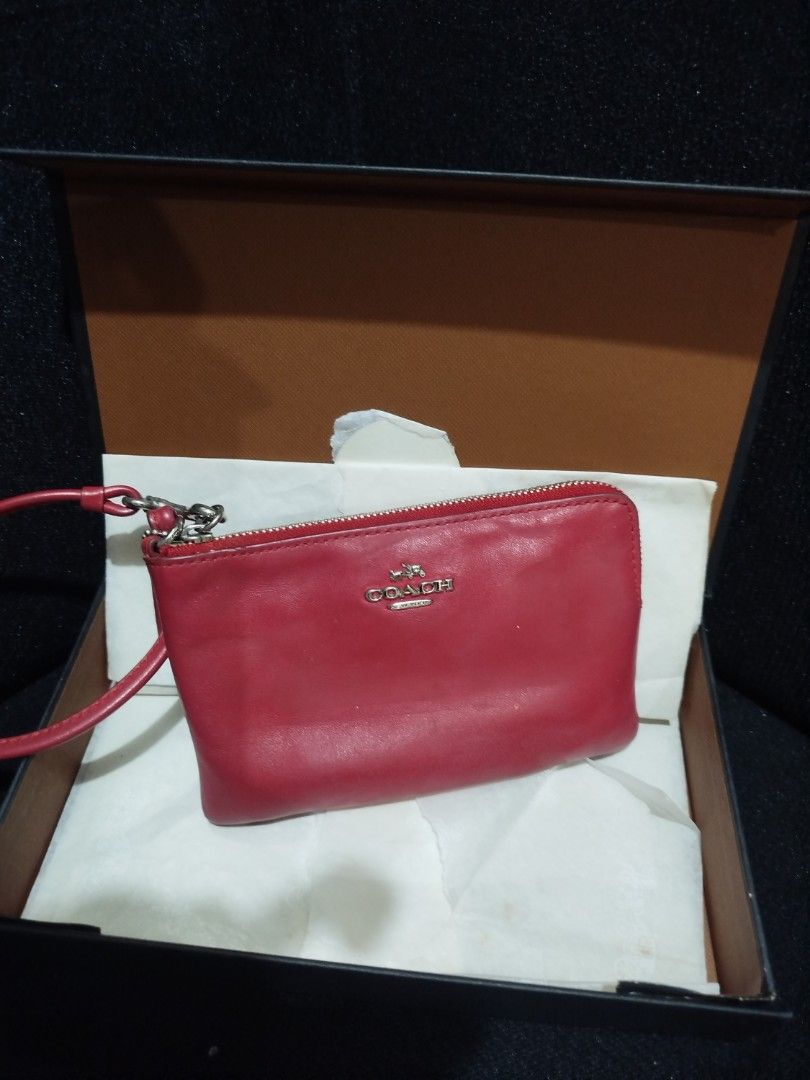 Coach wine red wrislet (Category: Luxury Bags & Wallets) located in Naga. Submitted by jea1991 (Listing ID 1468106057, Image 2). Description: with box and paper bag issue please see second photo.