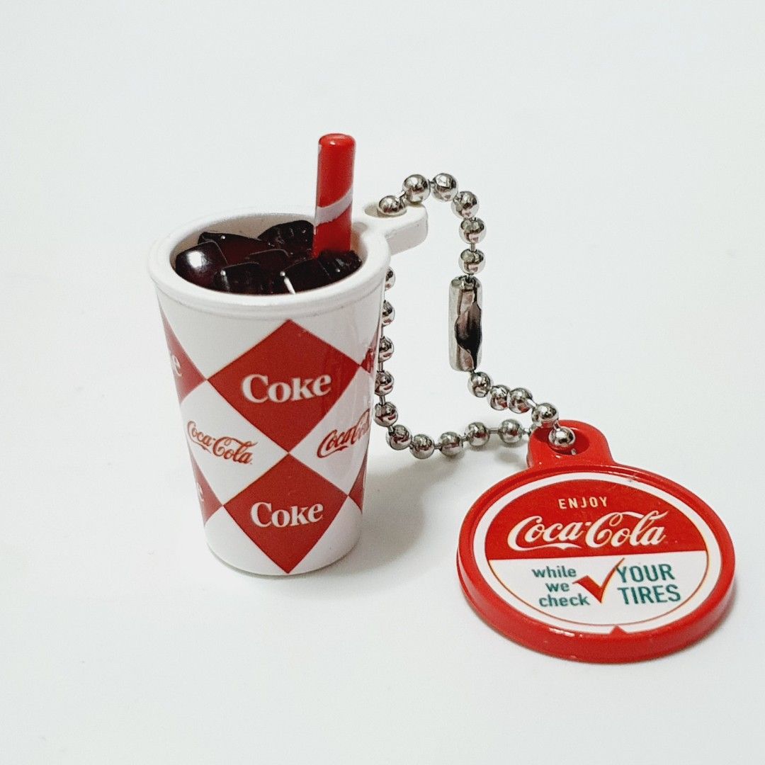 Coca-Cola Coke Miniature Keychain Charm (Category: Other Merchandise) located in Taytay. Submitted by kyo.mono (Listing ID 1468100092, Image 1). Description: 💟Follow us on IG: kyo.mono for faster replies TikTok: kyo.mono_ for videos and review Good as new Auth from Japan Actual photo posted.