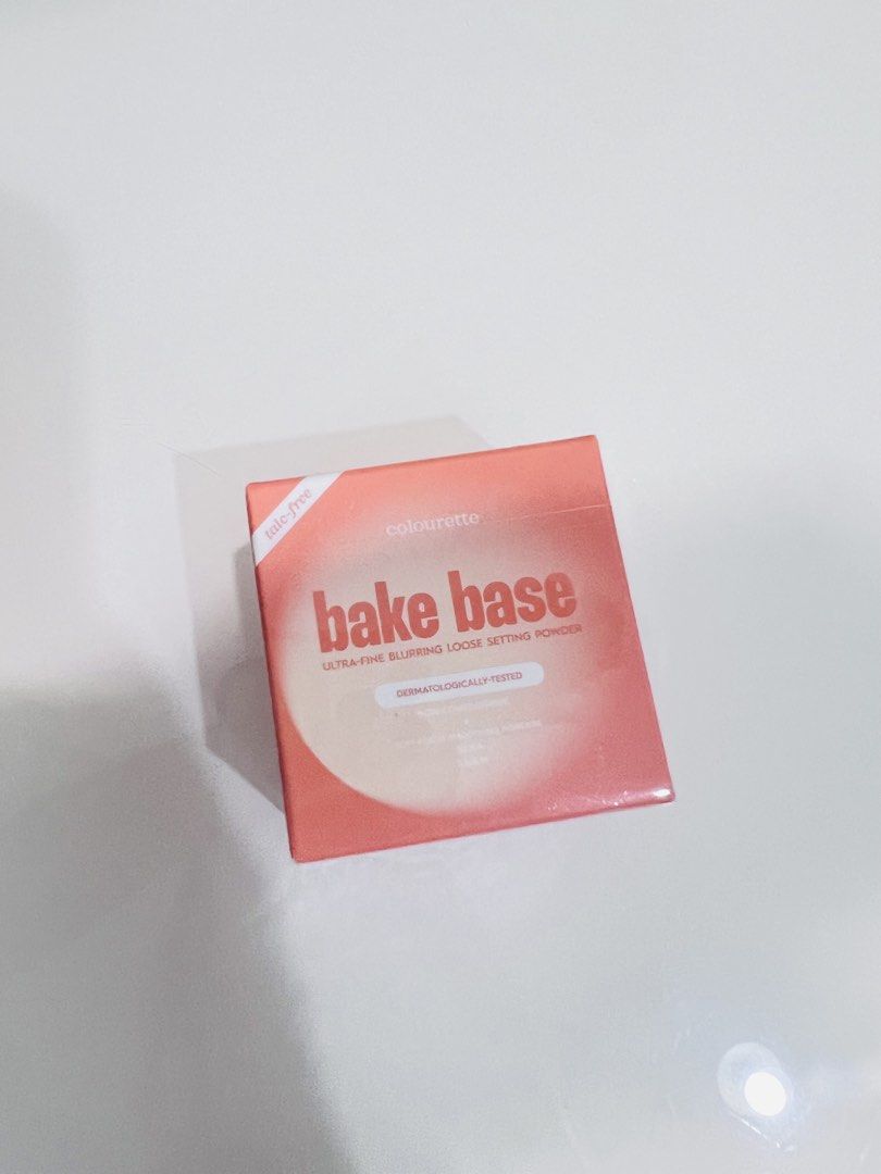 Colourette Bake Base Loose Setting Powder Invisible (Category: Makeup) located in Manila. Submitted by offthelabelmnl (Listing ID 1468111846, Image 1). Description: Colourette Bake Base Ultra Fine Blurring Loose Setting Powder - Shade: Invisible (translucent, fits all skin tones) - Condition: Brand new, sealed, and 100% unopened - Formula: Talc-free & dermatologically tested - Perfect for setting makeup and blurring pores all day! Exp: 2029 Loc B