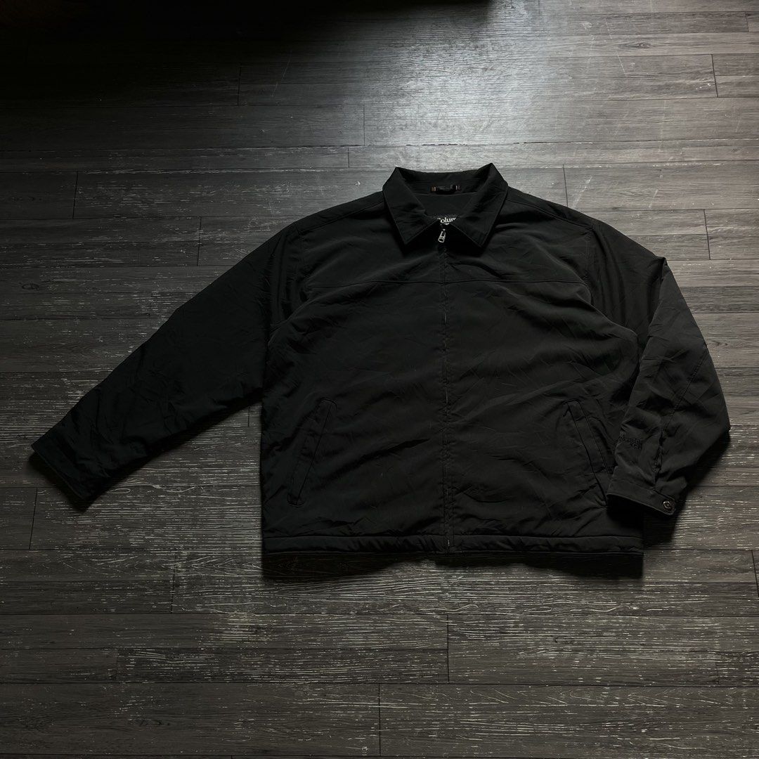 Columbia Bomber Jacket Black XL (Category: Coats, Jackets and Outerwear) located in Baao. Submitted by lythrift2005935 (Listing ID 1468072966, Image 2). Description: Columbia Bomber Jacket Black XL 27.5 Width x 28 Length Excellent - No issue - 10/10 Color rate Mine ₱1500 + sf.