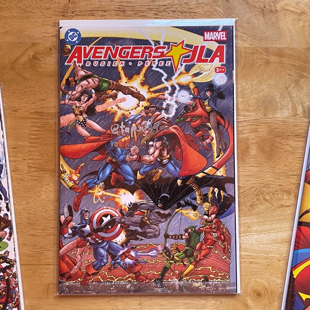 COMPLETE SET: JLA / AVENGERS #1 TO 4 FACSIMILE EDITION (Category: Comics & Manga) located in Imus. Submitted by tapsilogic (Listing ID 1468070424, Image 3). Description: *** Apparently, Carousell tags sellers as "not responsive" when they don't pay to boost their listings. Rest assured that I do respond to all inquiries within the day *** "Is this available?" and many other questions answered in the FAQs —> https://bit.ly/3nCtiXr COMPLETE SET: JL