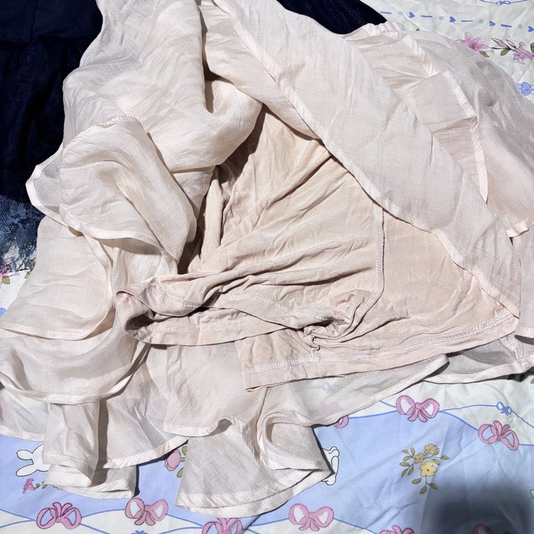 Coquette skirt bundle (Category: Skirts) located in Taguig. Submitted by eladela.closet (Listing ID 1468066675, Image 2). Description: fits 24-25 waist flaw on blue skirt missing zipper jewel/holder but functional.