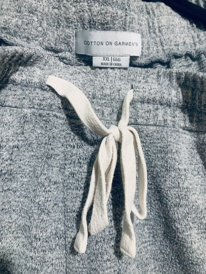 Cotton On Garments Shorts (Grey) (Category: Shorts) located in Taguig. Submitted by reused.unused (Listing ID 1468174361, Image 2). Description: Cotton On Garments Shorts (Grey) XXL Size on tag 18in length (waist to hem) 34in to 41in width (waist) 14in width (leg opening) Issue/s: signs of usage.