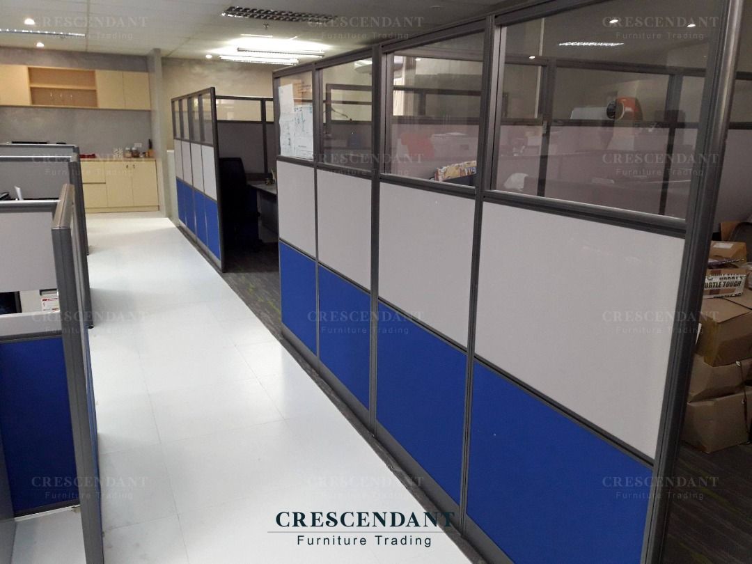 Customize Wall Partition (Category: Office Furniture & Fixtures) located in Pasig City. Submitted by ynacftsal84263 (Listing ID 1468147541, Image 2). Description: GOOD QUALITY, BRAND NEW AND OFFERS BEST PRICE!!! FREE QUOTATION! FREE SITE VISIT & FREE ESTIMATE within Metro Manila or you can send us your measurement Price is For Posting Purposes Only Our Products: •Modular Office Partition •Office Cubicle / Workstation •Office Tables •Office Chairs