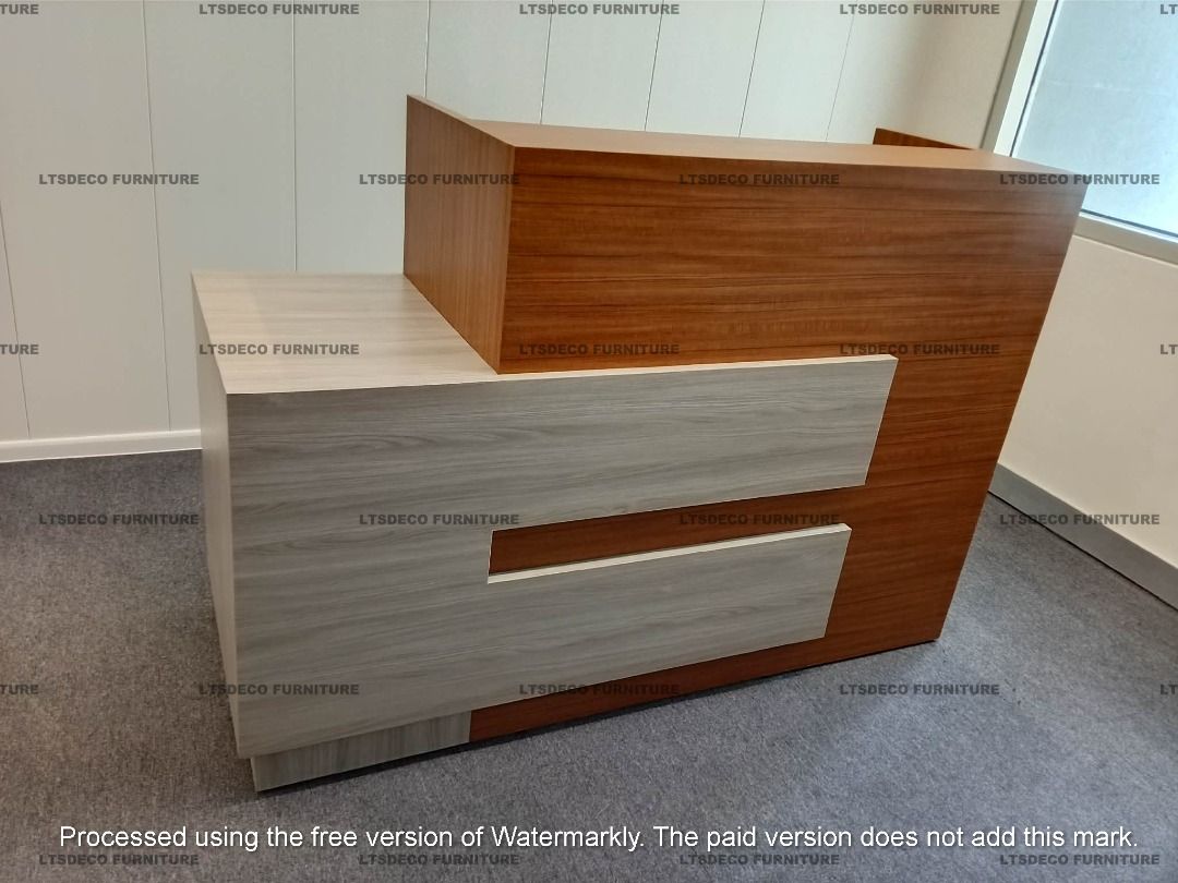 CUSTOMIZED RECEPTION TABLE | PARTITION | WORKSTATION | MANUFACTURER | SUPPLIER (Category: Office Furniture & Fixtures) located in Caloocan City. Submitted by micaelaltsdeco28 (Listing ID 1468109148, Image 2). Description: 📌PRICE IS FOR POSTING PURPOSES ONLY📌 NOTE: MADE TO ORDER ALL CUSTOMIZE AND OUR SUPPLY ITEMS MAY VERY DEPENDING ON THE CURRENT COST AND SPECIFICATIONS OF THE PRODUCT. ALL RECEPTION, WORKSTATION CUBICLE, PARTITION, WOODEN CABINE