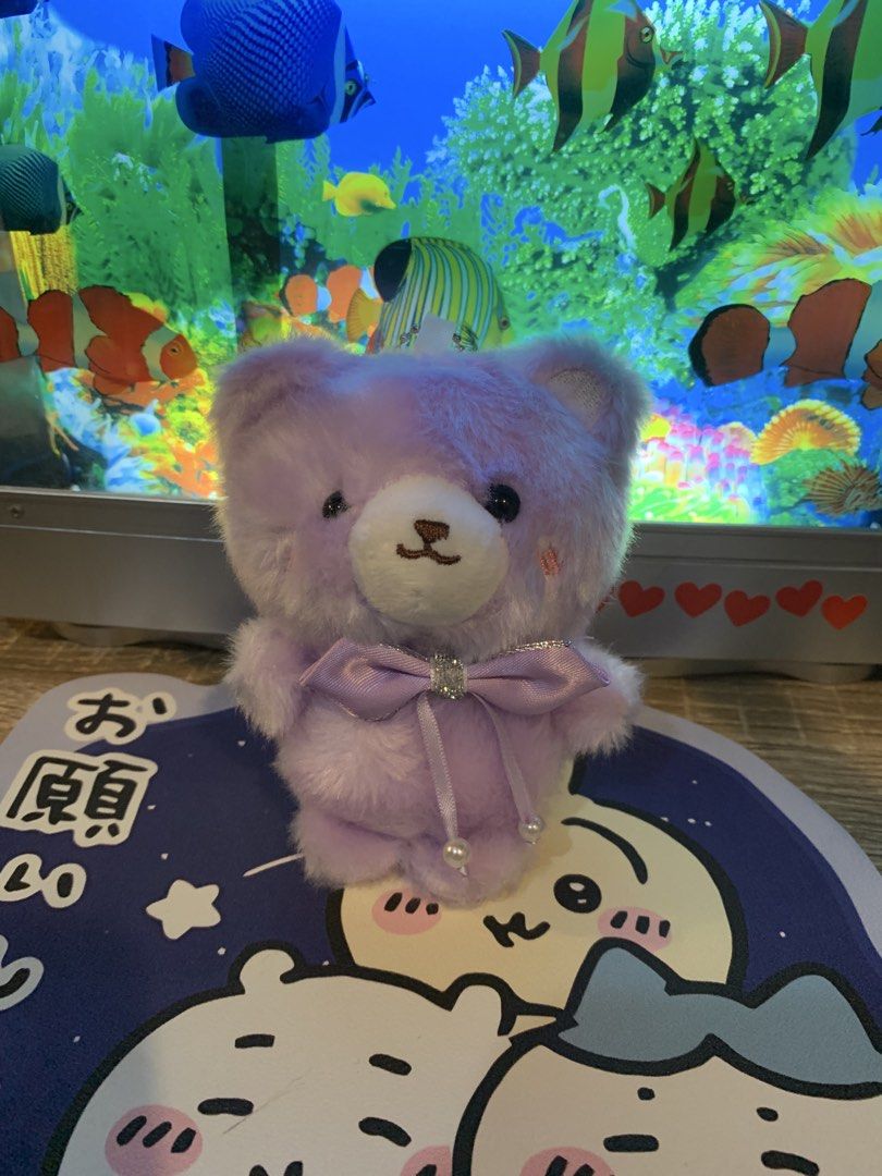 Cute plush keychains - random :)) ( price in desc ) (Category: Plushies & Soft Toys) located in Valenzuela. Submitted by popsiclesss_ (Listing ID 1468163925, Image 2). Description: Random cute keychains to spice up ur bag 👀✅💗 flaws : dusty ( can be washed ) Astronaut bear - 200 purple bear - 120 Japan novel.com keychain mascot - 300 pink and black cat - 200 tigger from winnie and pooh - 350 dm for inquiry and shipping ^0^ mos : lalamove ( shipp