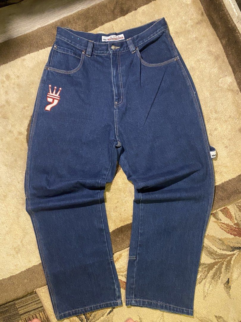 DADA SUPER ME (Category: Jeans) located in Baguio. Submitted by where2wear.epbi (Listing ID 1468063447, Image 2). Description: Dimes 🔽🔽🔽 Waist: 34” Length: 45” Thigh: 14 ½ “ Hem: 10 via tape measure Laid flat Condition: Excellent, Good as new Issue: None ₱2,799.