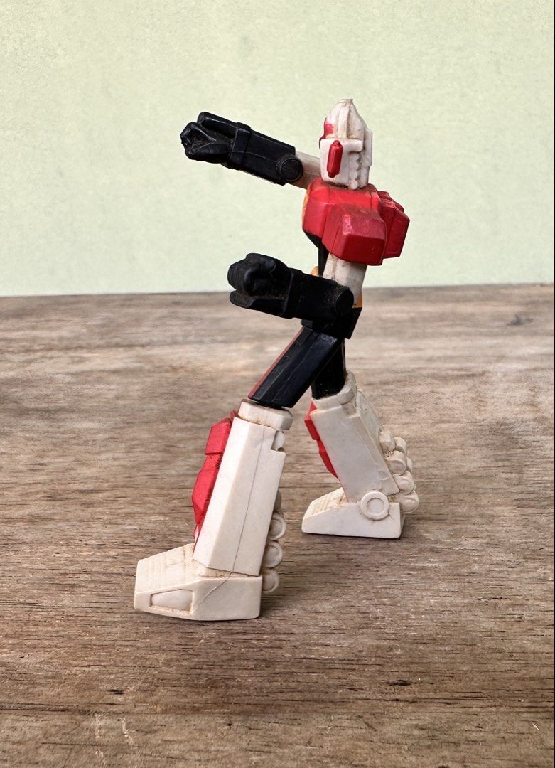 Daimos Super Robot Wars Gashapon Mini Figure (Category: Action & Battle Toys) located in Mandaluyong City. Submitted by collectorsobsessions (Listing ID 1468071106, Image 2). Description: - Figure not Mint but still in Very Good condition. - With some dirt and staining due to age. - Left foot is a bit tilted so it needs to be adjusted at times so the figure can stand. - Comes as is, what you see is what you get. - PRICE: P900.