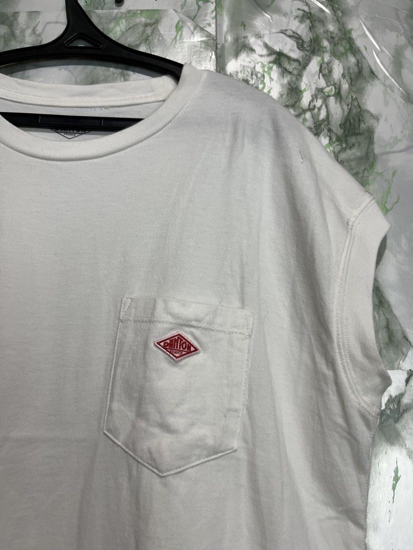 DANTON sleeveless shirt (Category: Tshirts & Polo Shirts ) located in Bulacan. Submitted by letsfindukaywithme (Listing ID 1468059752, Image 3). Description: Danton sleeveless t-shirt Embroidered logo 20x24" Like new No issue +sf payment first Ship via J&T.
