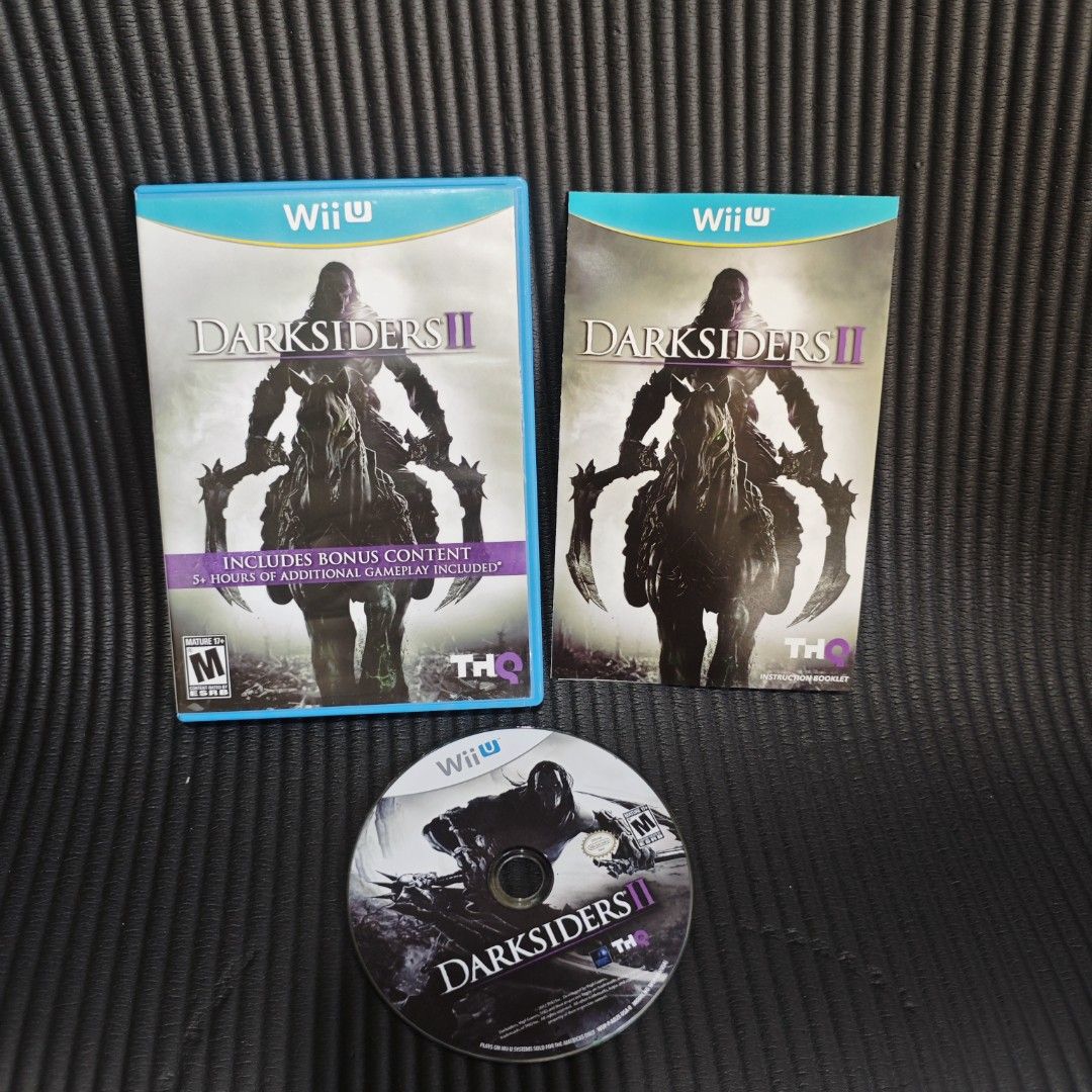 Darksiders II Wii U Game (US) (Category: Nintendo) located in Quezon City. Submitted by shopme_gadget30 (Listing ID 1468102701, Image 1). Description: kindly read the details first for sale fixed price good condition tested and working with Case and disc game disc (no scratches to minimal scratches) with manual compatible to Nintendo Wii U USA Region qc area meet up: sm north shipping fee must shoulder by the buyer via lalamove or grab payment: b