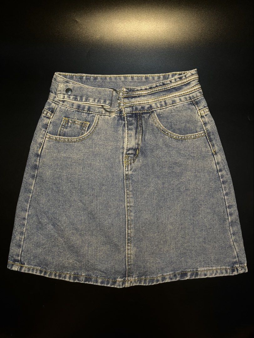 Denim Skirt (Category: Skirts) located in Manila. Submitted by luveri.collection (Listing ID 1468215687, Image 1). Description: MOP: GCash.