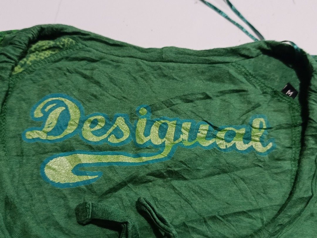 Desigual Multicolor Mandala Graphic Fitted Tunic Top (Category: Activewear) located in Aliaga. Submitted by thriftkeizieee (Listing ID 1468203564, Image 3). Description: L:25.5 W:20 DM ME IF INTERESTED 📩.