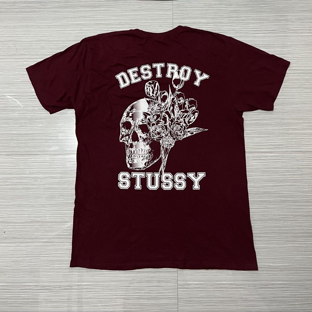 DESTROY STUSSY SKULL TEE (Category: Tshirts & Polo Shirts ) located in Santa Cruz. Submitted by youngearth.c72f95 (Listing ID 1468059681, Image 1). Description: LIKE NEW NO ISSUE DIMES-22x30.5 L ON TAG.