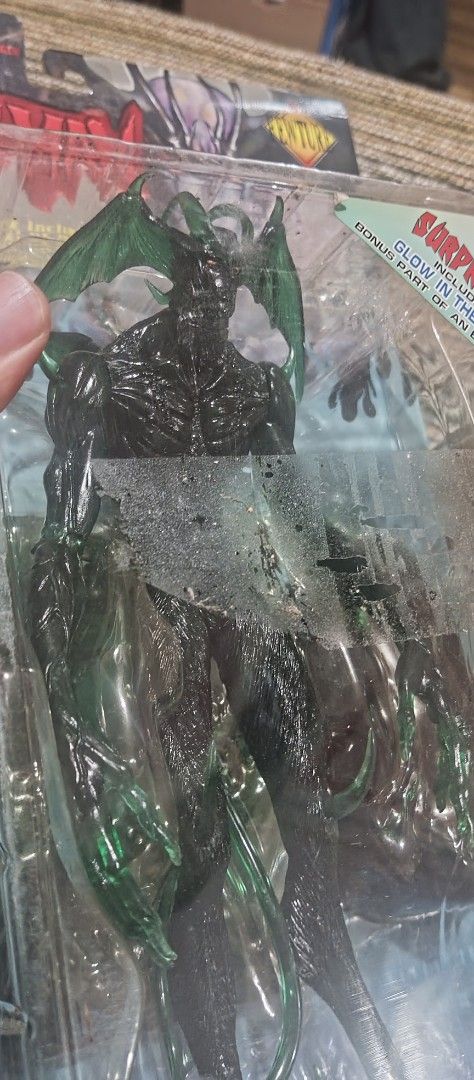 Devilman Action Figure Glow in the Dark Variant (Category: Figurines & Statues) located in Victorias. Submitted by tobylacua26871 (Listing ID 1468115521, Image 1). Description: - Authentic Original Devilman action figure - Created by Go Nagai & Dynamic, character design by Yasushi Nirasawa, sculpted by Yuji Oniki - Includes rare glow-in-the-dark bonus part for an extra figure - Condition: Figure inside is 100% untouched, complete, and brand new -