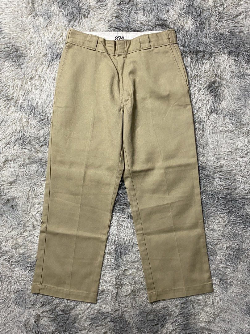 Dickies 874 Original Fit Khaki Pants (Category: Activewear) located in Santa Rosa. Submitted by 415_thriftss (Listing ID 1468069840, Image 2). Description: Dickies 874 Original Fit Khaki Pants ✅ Available - 32x32 On tag - Brandnew / Deadstock condition and crispy 🔽DETAILS - Condition: 9.8/10 - Dimes: 32 Waist x 37 Length - Leg opening 9.2 - Color rate: 10/10 - Issue: Altered length instead of 32x42 (32x32) naging 32x37 so its altered length but 