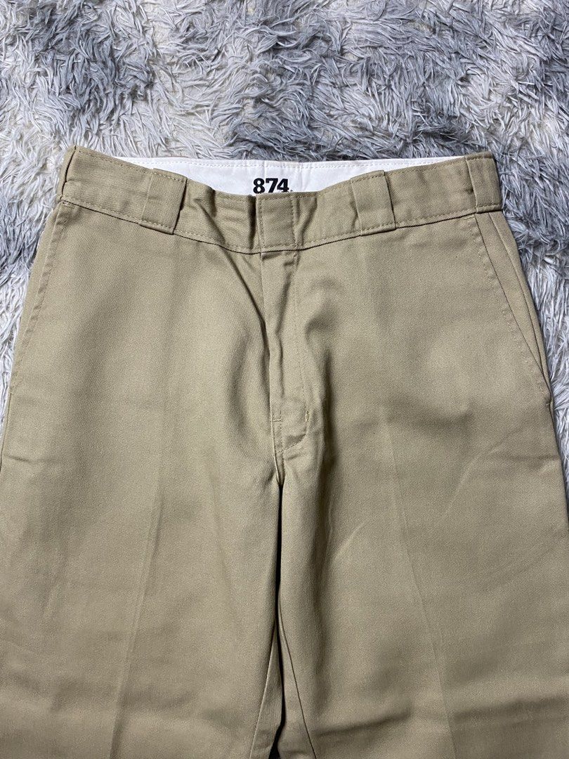 Dickies 874 Original Fit Khaki Pants (Category: Activewear) located in Santa Rosa. Submitted by 415_thriftss (Listing ID 1468069840, Image 3). Description: Dickies 874 Original Fit Khaki Pants ✅ Available - 32x32 On tag - Brandnew / Deadstock condition and crispy 🔽DETAILS - Condition: 9.8/10 - Dimes: 32 Waist x 37 Length - Leg opening 9.2 - Color rate: 10/10 - Issue: Altered length instead of 32x42 (32x32) naging 32x37 so its altered length but 