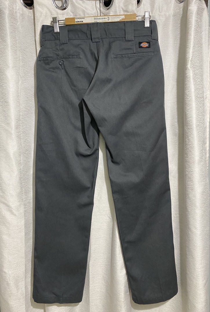 Dickies slim fit pants on charcoal gray (Category: Jeans) located in Davao. Submitted by VapenDrip (Listing ID 1468177397, Image 2). Description: Dickies slim fit pants on charcoal gray Waist 32 Length 40 Thigh 11.5 Hem 8 Good as new condition 1,000+sf.