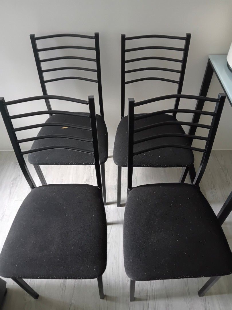 Dinning room + Airfryer (Category: Other Home Furniture) located in Manila. Submitted by boldocean_f3a177 (Listing ID 1468101848, Image 2). Description: Dinning room + Airfryer 4 chairs good conditions Glass table.