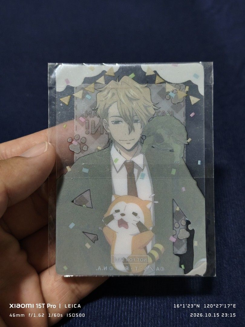 Dino Cavallone (Category: Raw Singles) located in Mapandan. Submitted by marc.bno (Listing ID 1468231268, Image 2). Description: Clear card featuring Dino Cavallone (as an adult) from the anime Katekyo Hitman REBORN! paired with Rascal the Raccoon from the Araiguma Rascal collaboration.